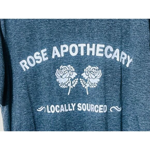 Schitt's Creek Rose Apothecary Graphic T-Shirt Gray XXL David Short Sleeve - Picture 4 of 6